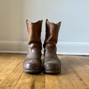 Vintage Red Wing Pecos steel toe boots